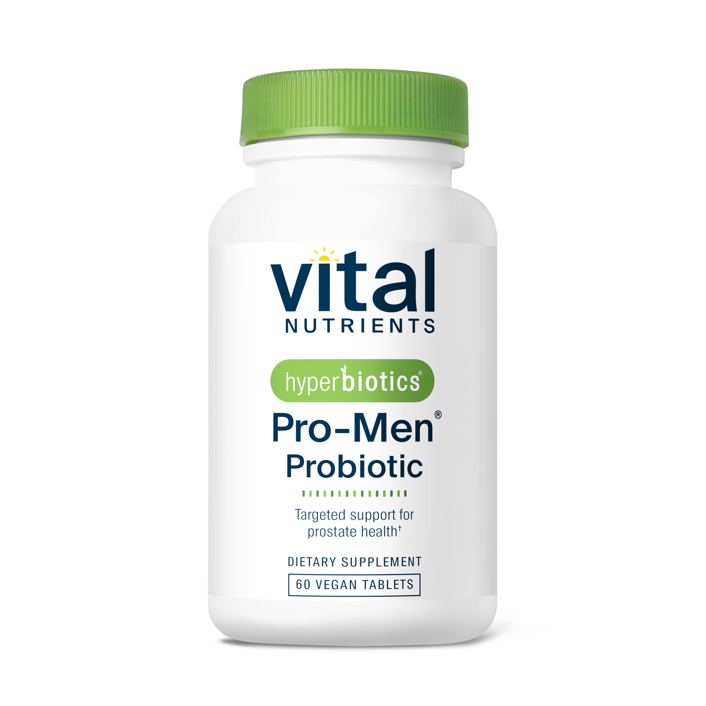 Hyperbiotics Pro-Men's Probiotic 60 vegan tablets.