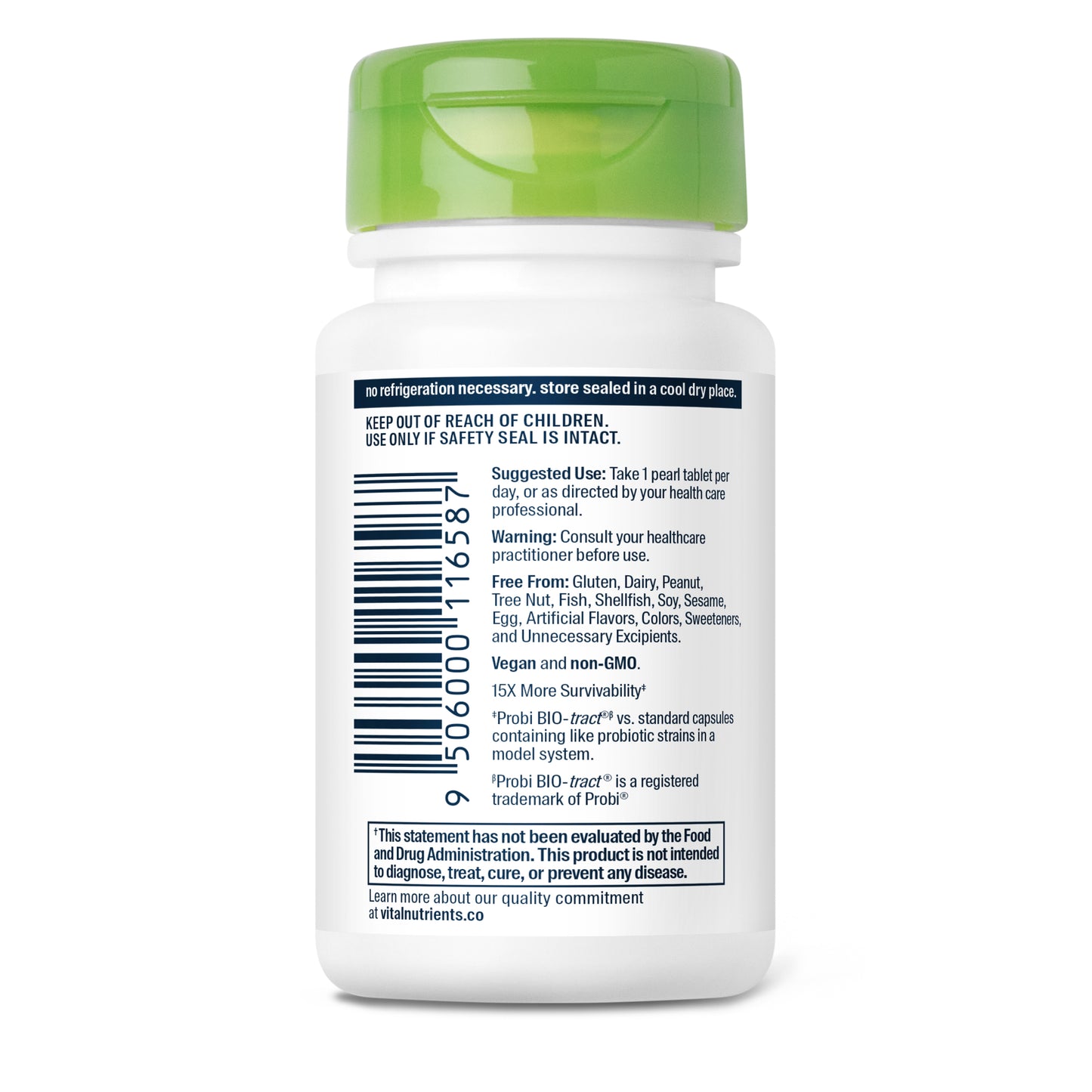 Hyperbiotics Pro-15 Pre+Probiotic 30 vegan micro-pearls suggested use.