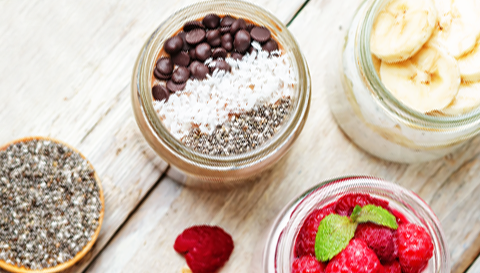 Brownie Batter Vegan Overnight Oats