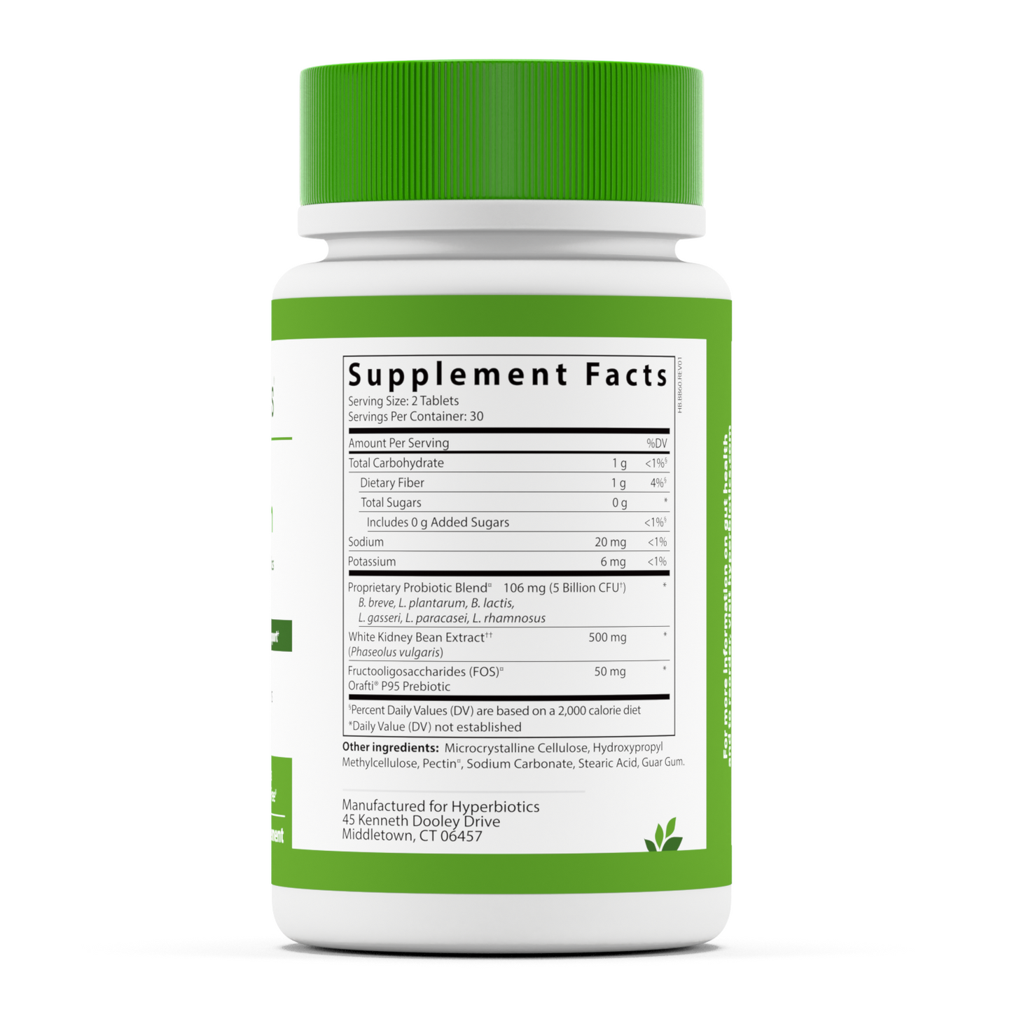 Hyperbiotics PRO-Lean: Satiety and Healthy Metabolic Support Probiotic Supplement Facts