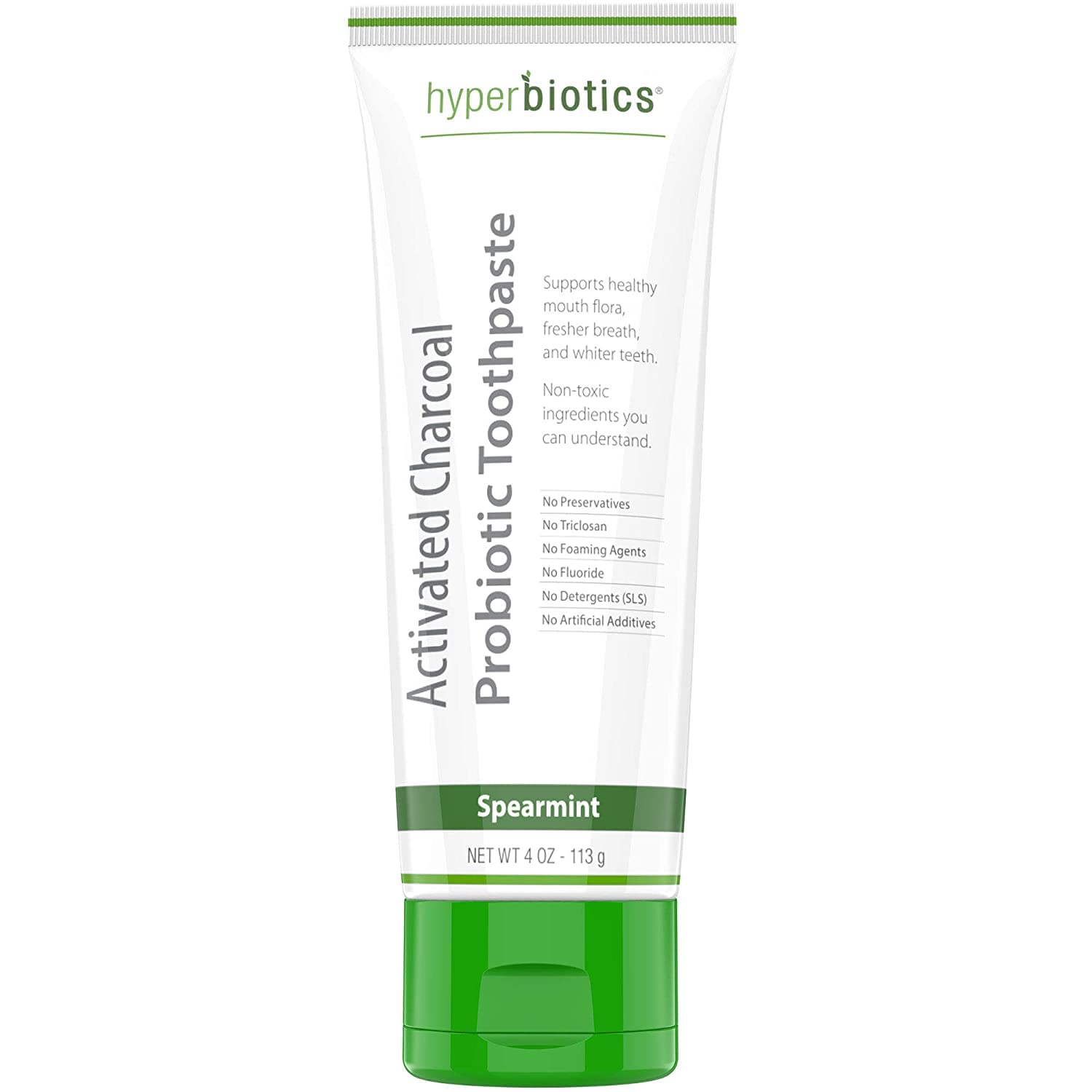Activated Charcoal Probiotic Toothpaste - Hyperbiotics