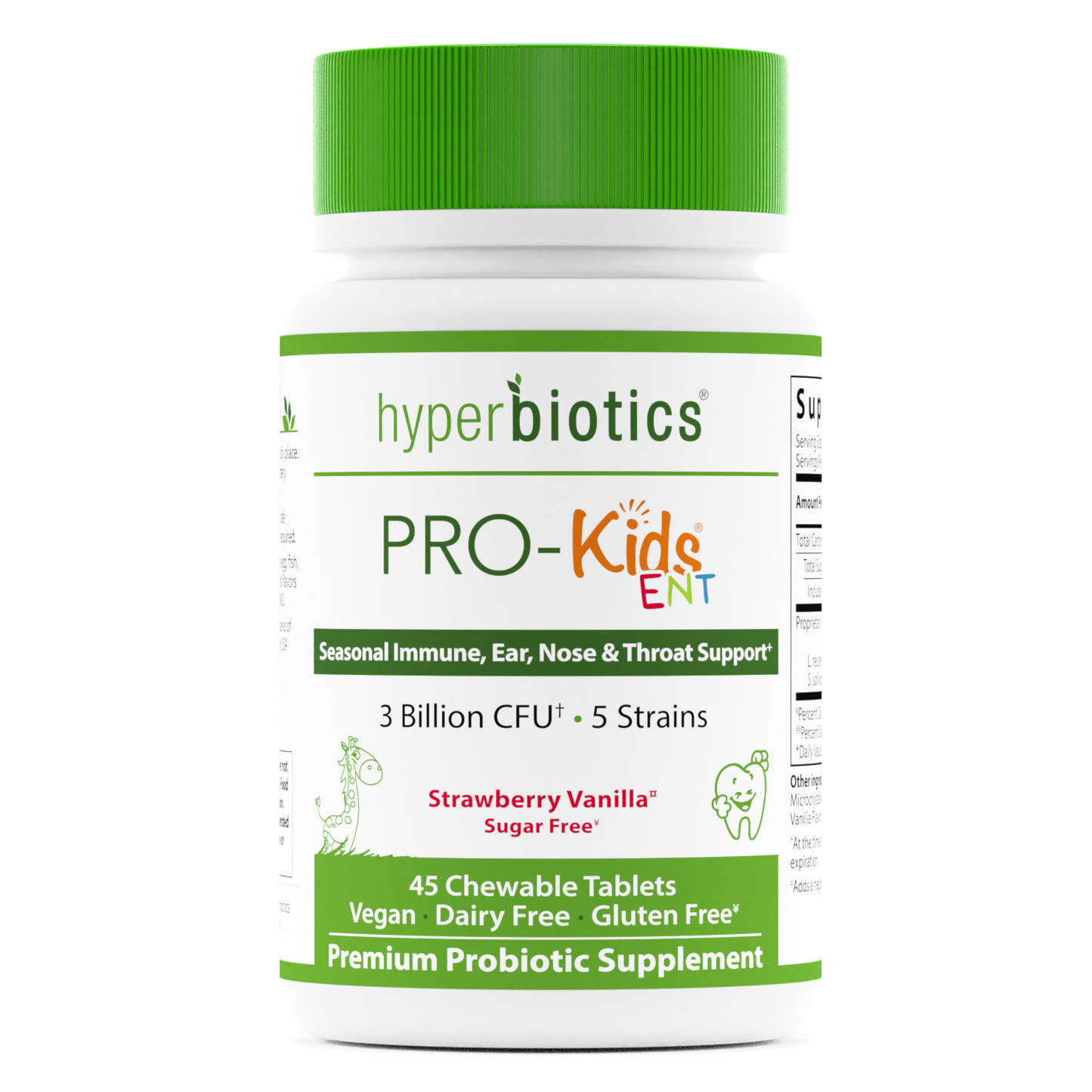Pro-Kids ENT: Seasonal Immune, Ear, Nose & Throat Support* - Hyperbiotics